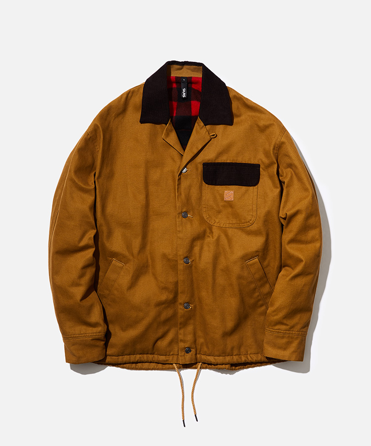 OPEN COLLAR WORK JACKET