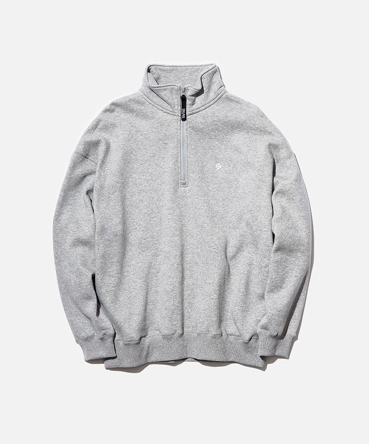 HALF ZIP SWEATSHIRT